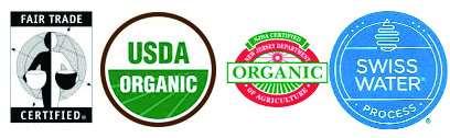 Fair-Trade Organic and Organic SWP Decaf